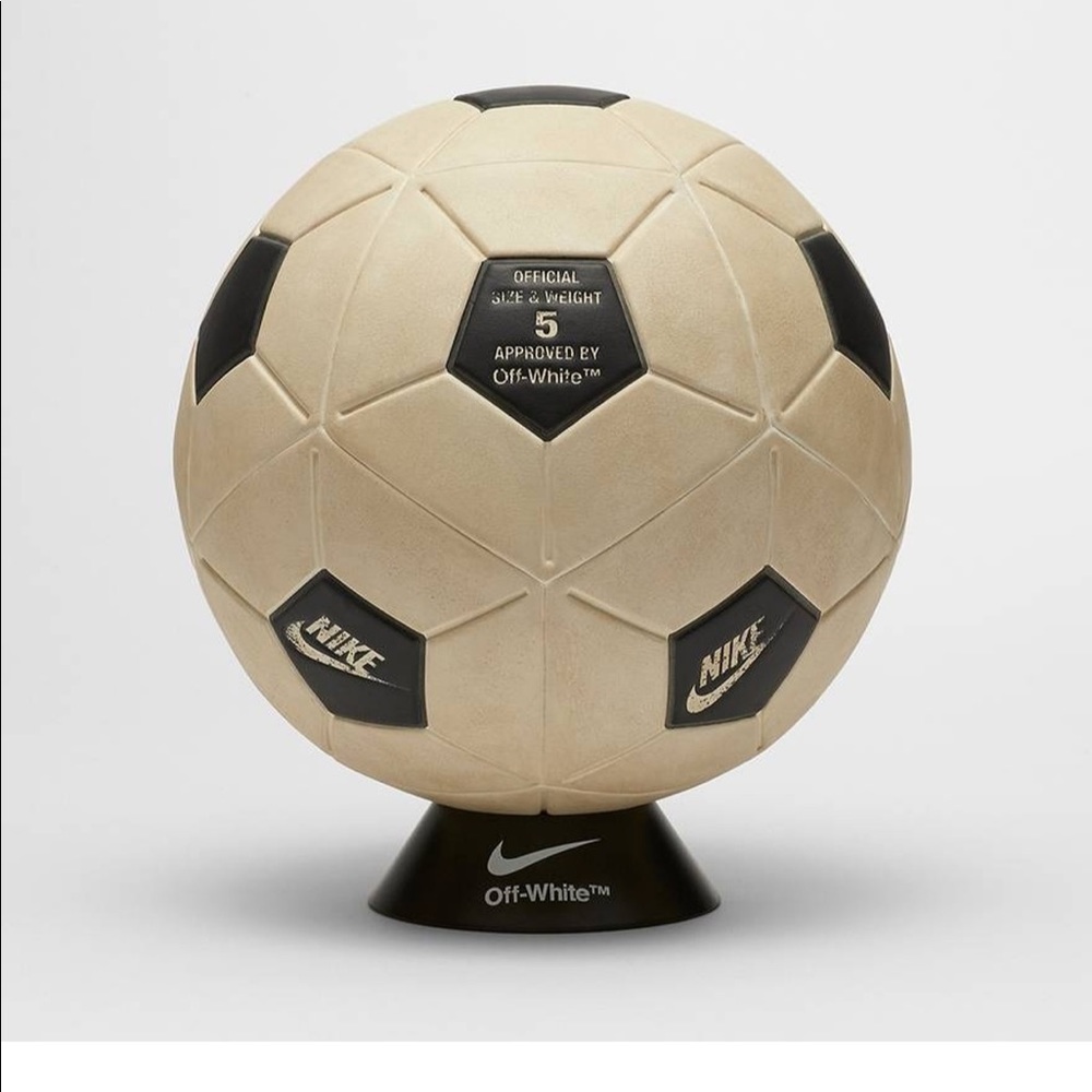 Off-White x Nike soccer ball
